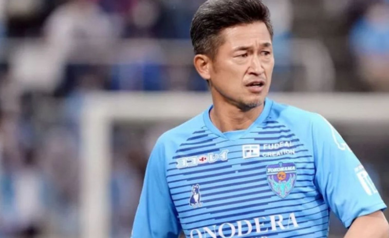 El japonés Miura, el más veterano del mundo, sigue su carrera en Portugal
