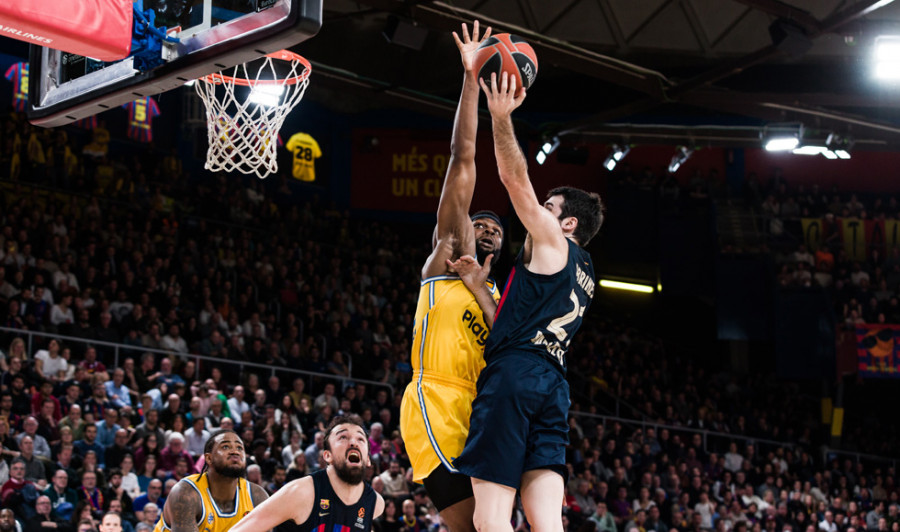 La rebeldía de Jokubaitis y Abrines reaniman al Barça  (83-78)