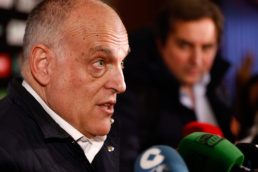 Tebas tacha la Superliga de "golpe de estado al modelo del fútbol europeo"