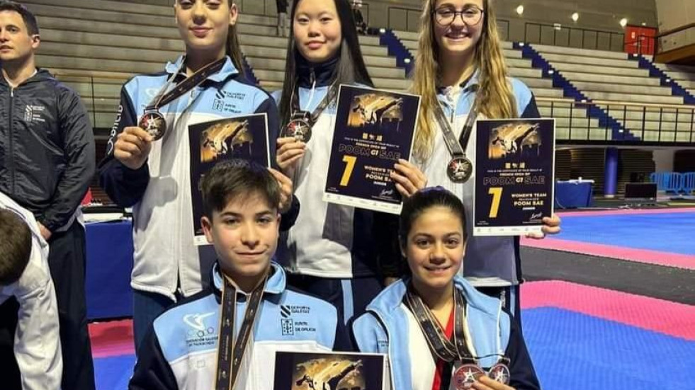 Primeras medallas en el medallero internacional para el Club Taekwondo Sada