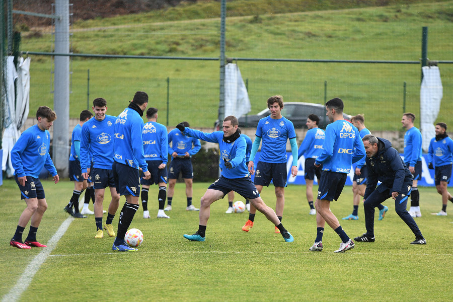 Pepe Sánchez regresa a los entrenamientos con el Depor