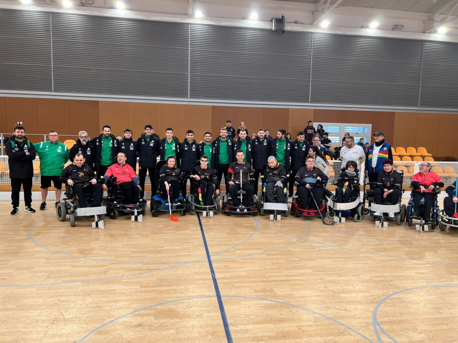 El Liceo visita al equipo de hockey en silla de ruedas AD Barberà