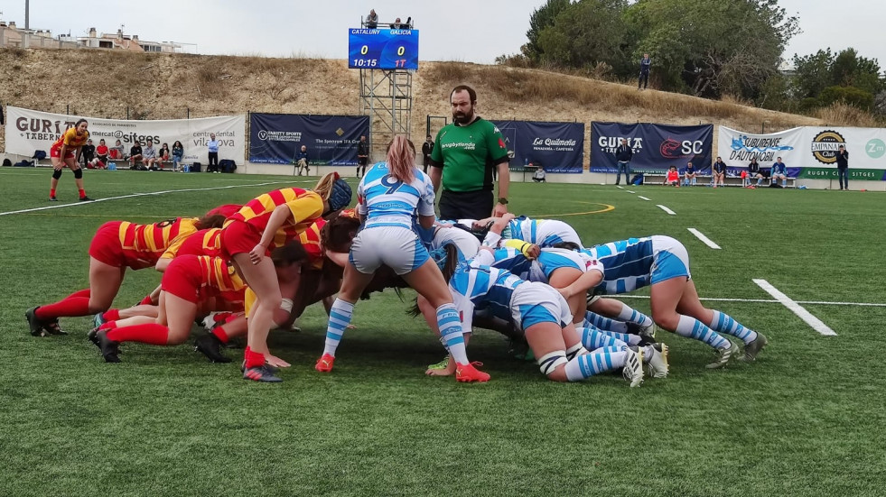Galicia, subcampeona de España de rugby femenino