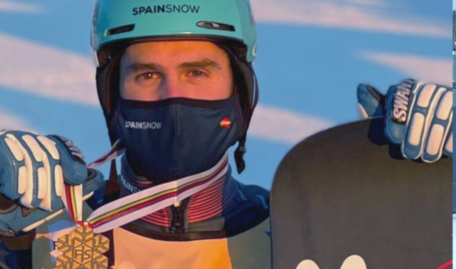 Snowboard | Lucas Eguibar defiende el oro mundial este miércoles en vez del viernes