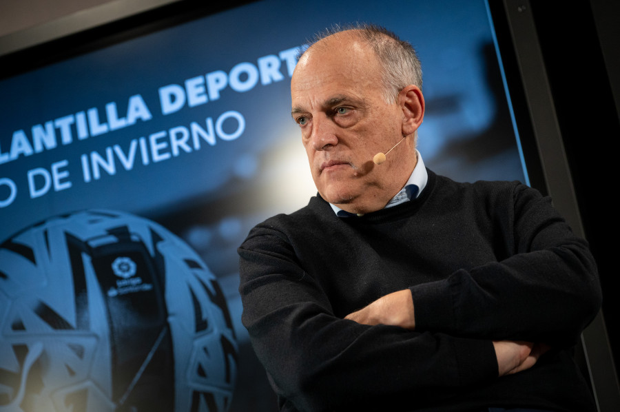 Tebas: "No envidiamos a la Premier League"