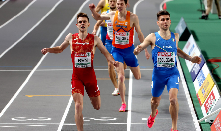 El gallego Adrián Ben por la vía directa a las semifinales de 800 metros