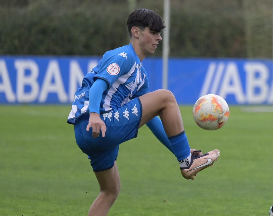 Trabajada victoria del Juvenil A del Depor antes de la ‘final four’ copera (0-1)