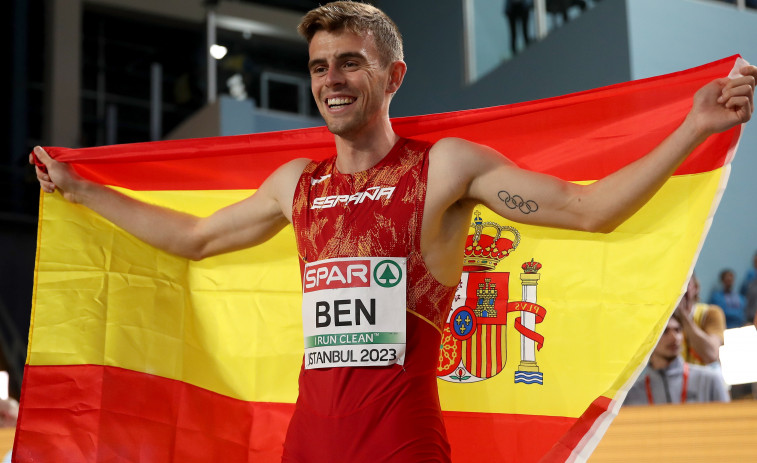 El gallego Adrián Ben se corona campeón de los 800 metros