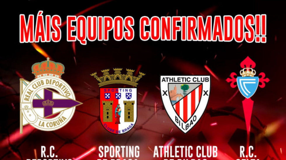 Athletic de Bilbao, Sporting de Braga, Celta y Dépor se suman al cartel del Cidade de Vilagarcía