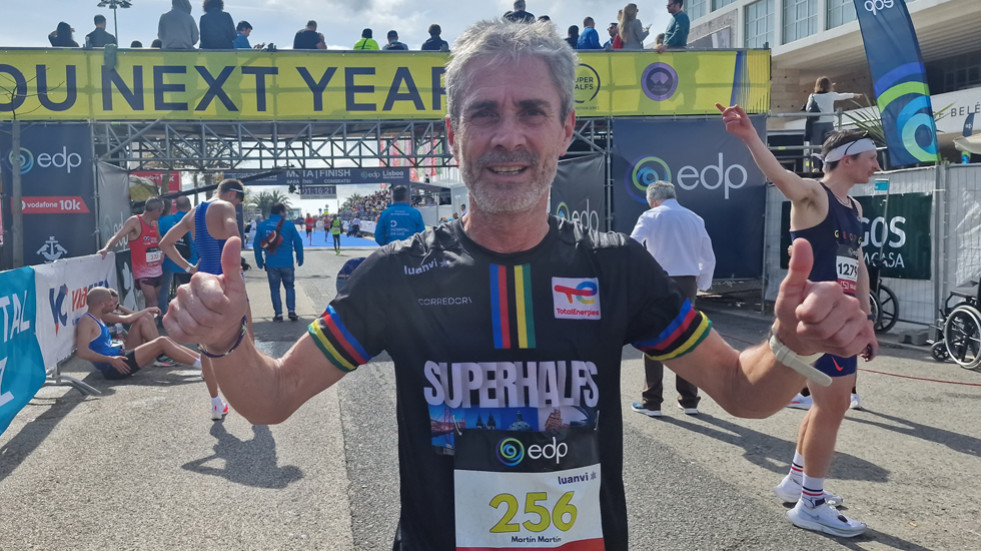Martín Fiz gana el Medio Maratón de Lisboa en M-60