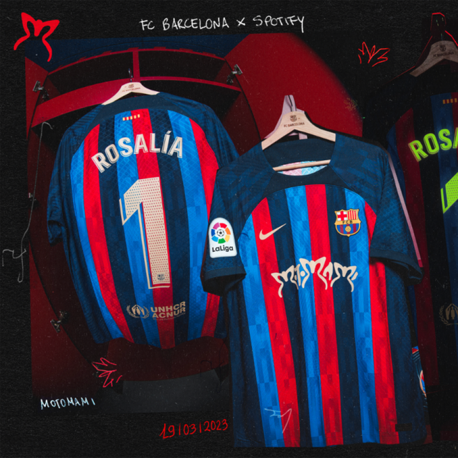 El Barça lucirá el 'Motomami' de Rosalía en el camiseta del Clásico