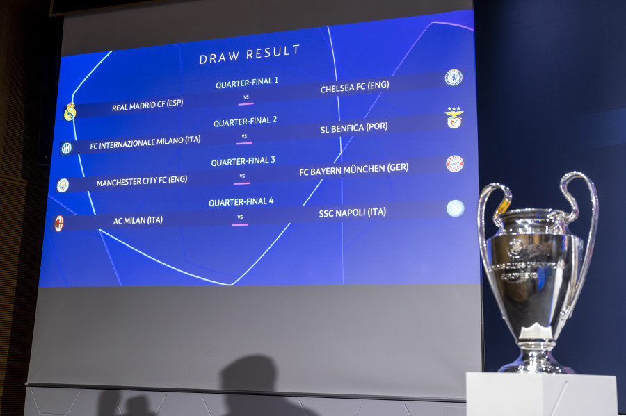 Real Madrid y Chelsea repiten cuartos en la Liga de Campeones