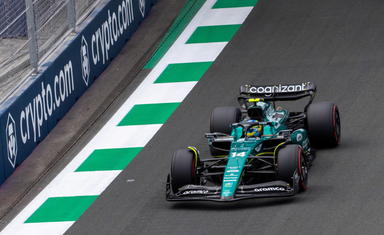 Alonso saldrá segundo en Arabia Saudí detrás de 'Checo' Pérez