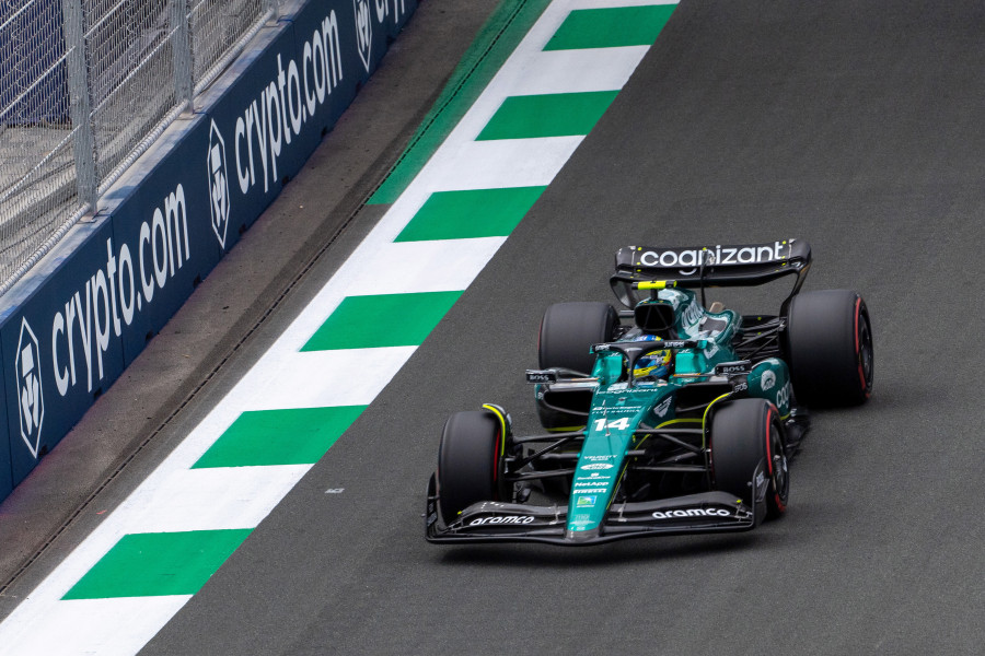 Alonso saldrá segundo en Arabia Saudí detrás de 'Checo' Pérez