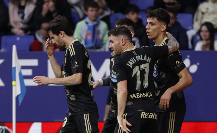 El Celta doblega al Espanyol con goles de Veiga, Aspas y Carles Pérez