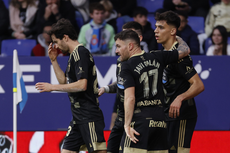 El Celta doblega al Espanyol con goles de Veiga, Aspas y Carles Pérez
