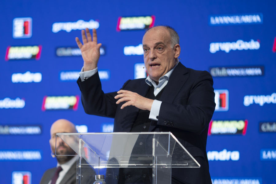 Tebas acusa a la Superliga de poner "en peligro" a la industria del fútbol