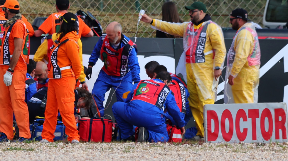 Pol Espargaró sufre fractura de mandíbula, de dos vértebras y contusiones