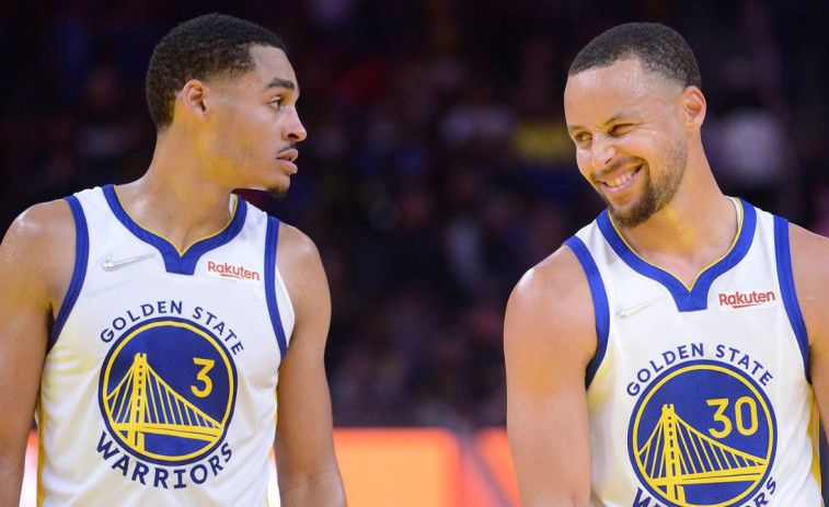 Curry sonríe, Doncic grita