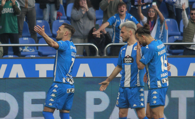 El Depor sudó para sumar los tres puntos ante el ‘Fuenla’