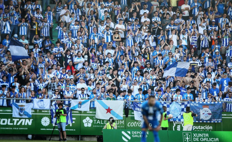 Multan a dos aficionados por el Racing-Deportivo