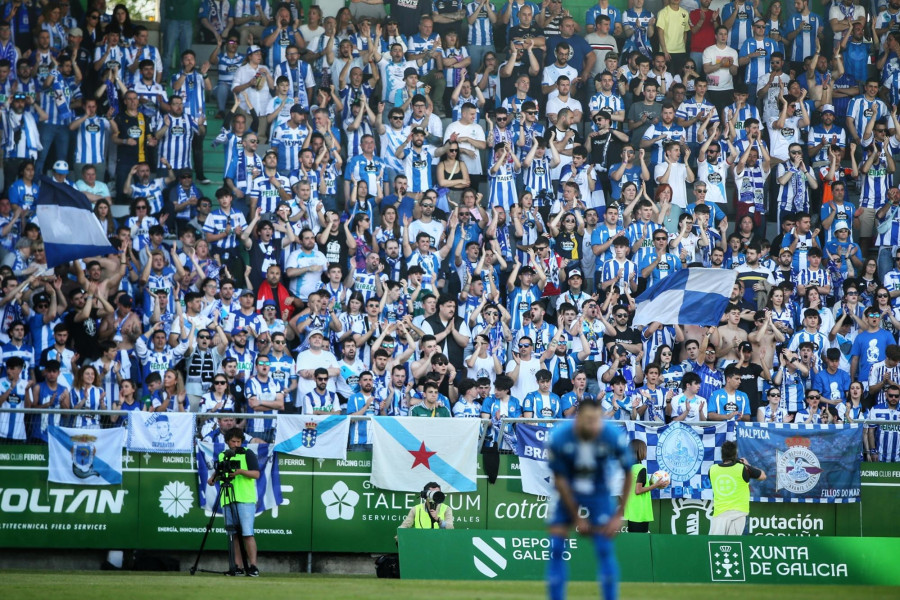 Multan a dos aficionados por el Racing-Deportivo