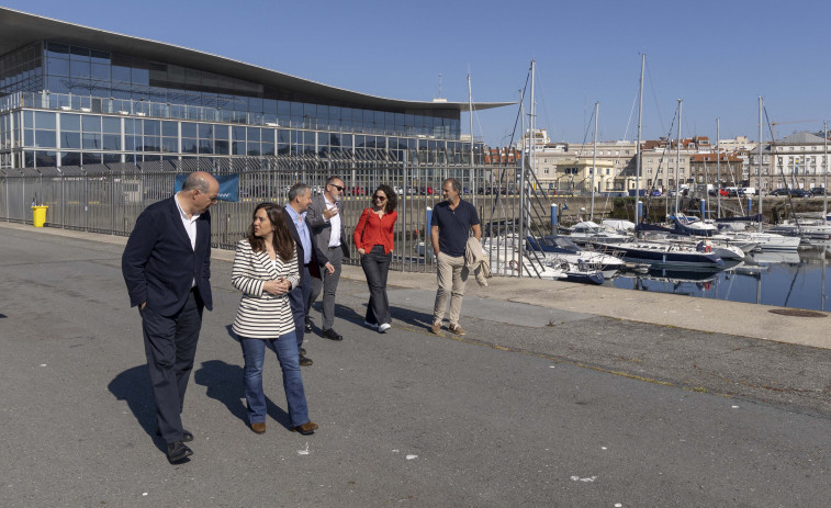 Técnicos da Tall Ship Races visitaron A Coruña
