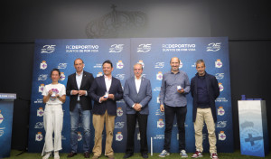 Entrega de las insignias de plata del Deportivo