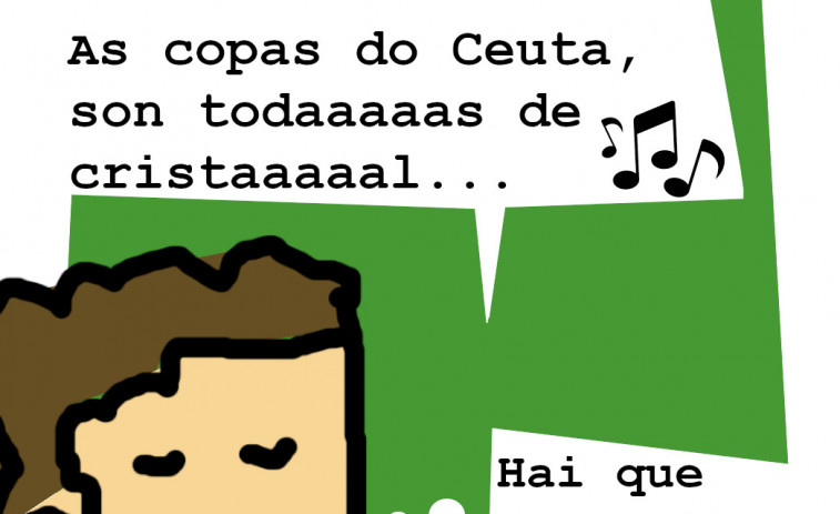 La viñeta de Manuel Tella para el Deportivo-Ceuta