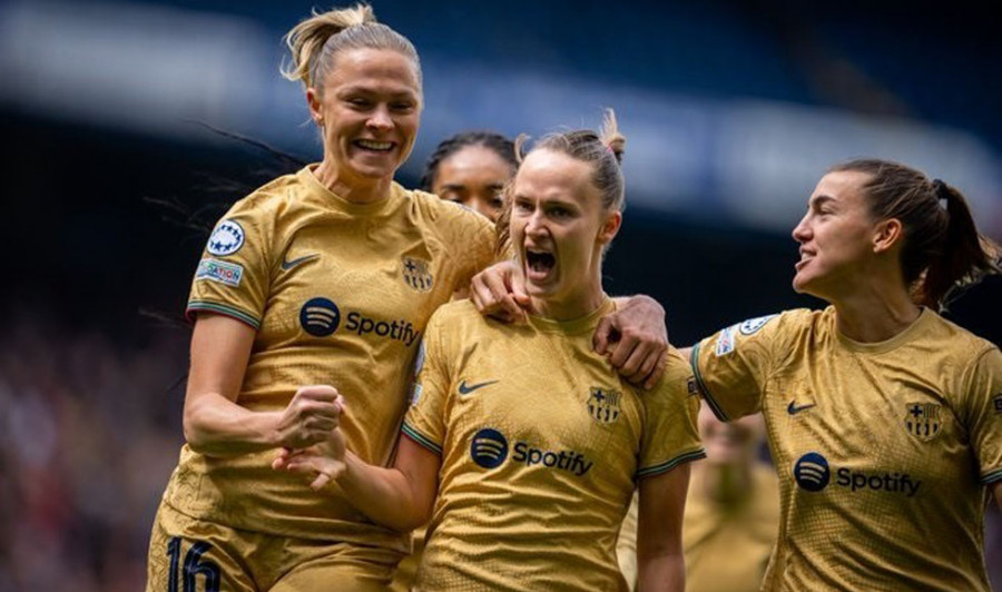 Graham Hansen acerca al Barça a una nueva final de la Champions femenina (0-1)