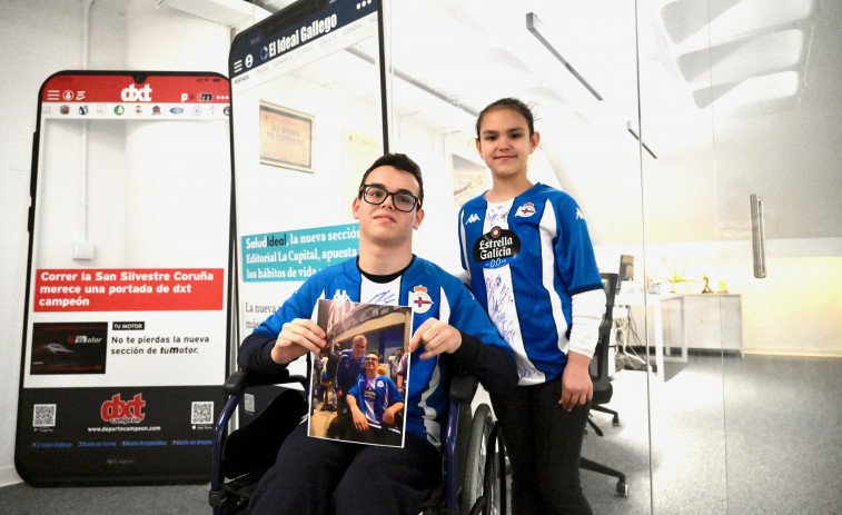 Óliver: “Tenía la camiseta  y dije ‘no me voy de aquí sin la firma de Álex’”