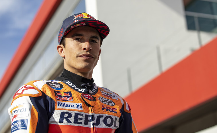 Marc Márquez, el más rápido en condiciones de lluvia