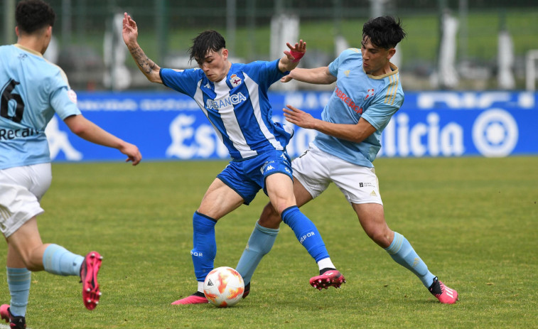 El Depor más joven en el 'miniderbi': sólo dos juveniles de tercer año en el once