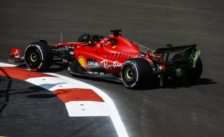 Leclerc sale primero también en el sprint, por delante de 'Checo'