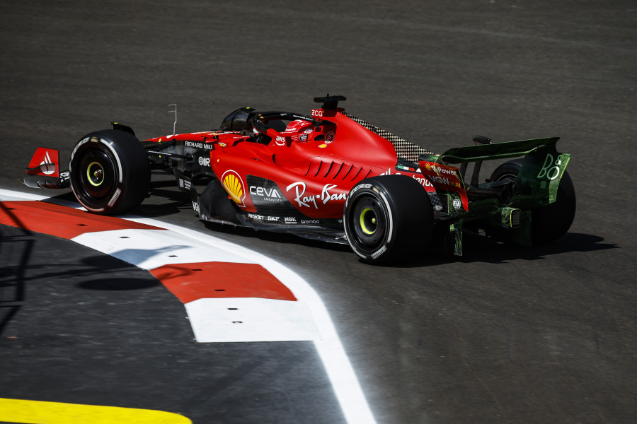 Leclerc sale primero también en el sprint, por delante de 'Checo'