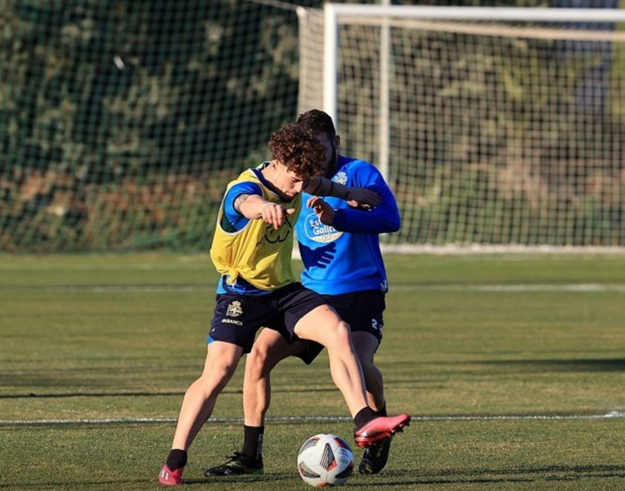 El Depor se aclimata a la temperatura  de Córdoba