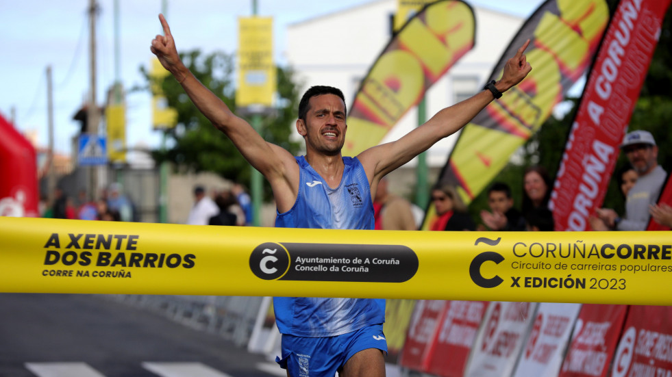 Álvaro Presedo y Nati García dominan el cross de San Pedro de Visma