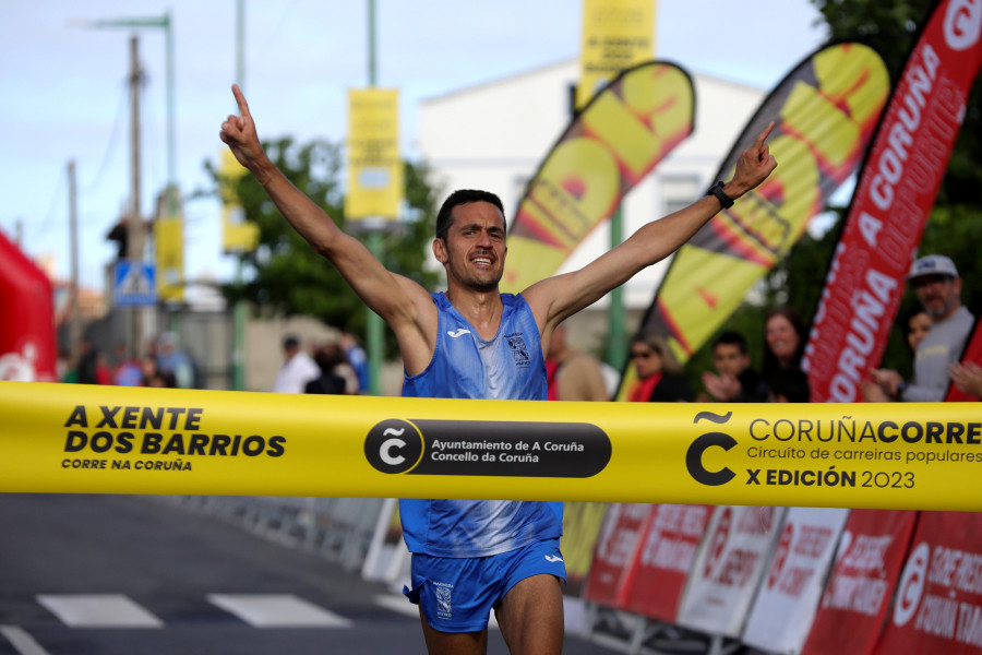 Álvaro Presedo y Nati García dominan el cross de San Pedro de Visma