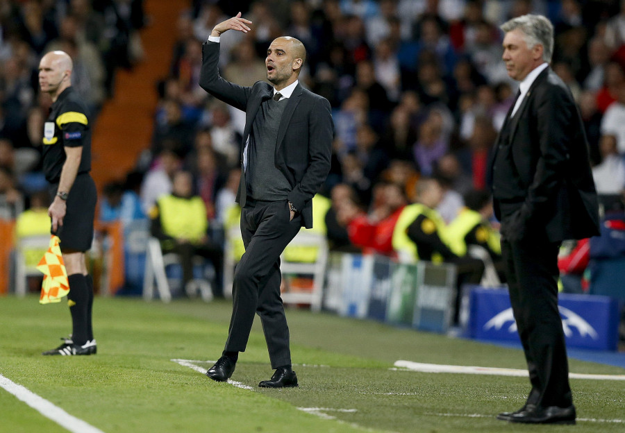 Ancelotti contra Guardiola, duelo de reyes en los banquillos