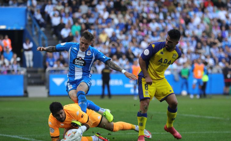 El Depor, pendiente hoy del Sanse y el Alcorcón