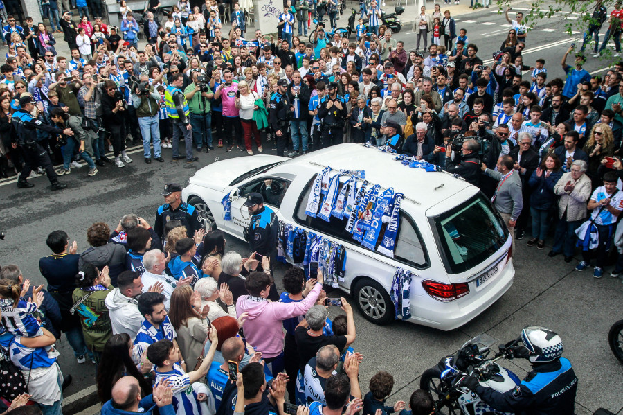 El Depor agradece el apoyo tras la muerte de Arsenio, especialmente de Celta y Madrid