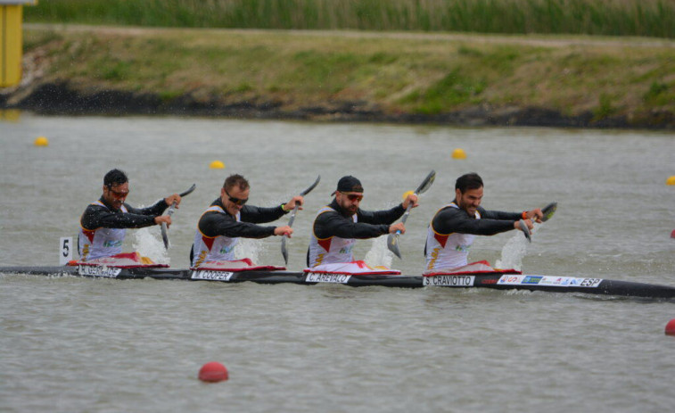 El K4 500 de Arévalo arranca con el freno de mano puesto