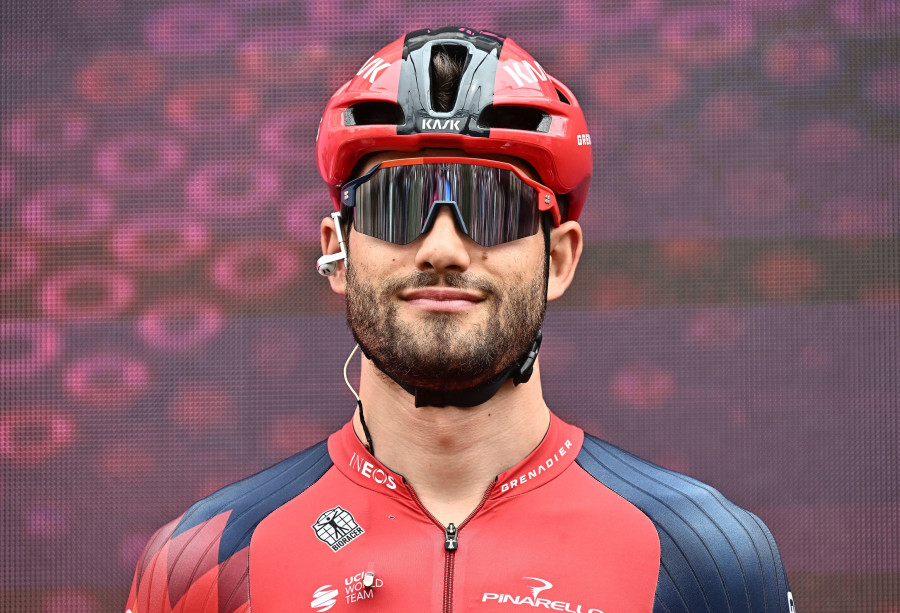Filippo Gana se despide del Giro por COVID