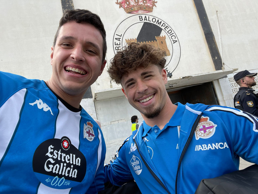 Luis Galán: “Si logramos el ascenso me tatuaré el escudo del Depor”