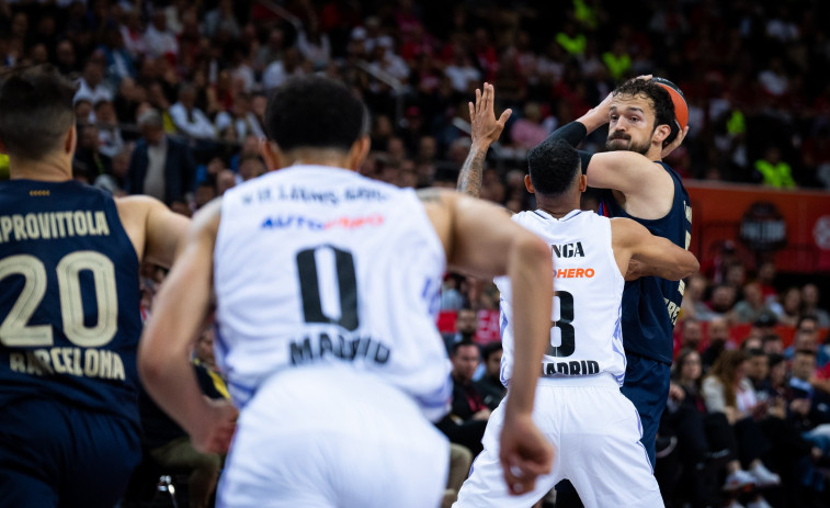 Sergio Rodríguez dinamita la semifinal entre Real Madrid y Barça (66-78)