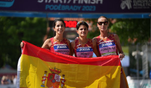 España, doble campeona de Europa de 35 kilómetros marcha por equipos