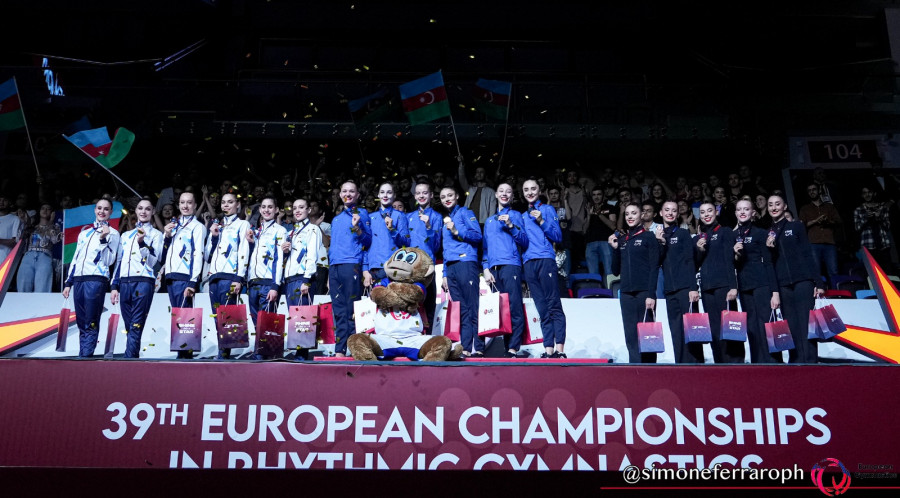 El equipo español, bronce en la final del ejercicio mixto de los Europeos de Bakú