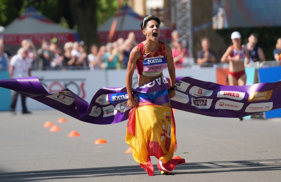 María Pérez, plusmarquista mundial histórica del atletismo español