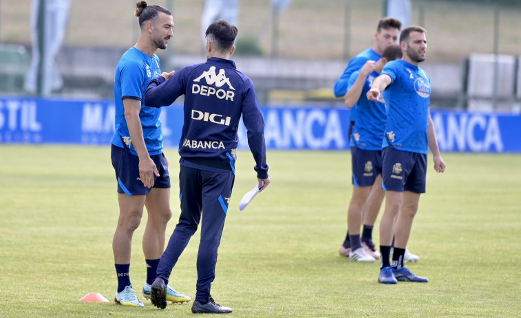 Pablo Martínez inicia la semana con el grupo