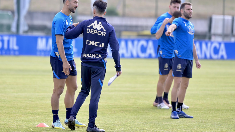Pablo Martínez inicia la semana con el grupo